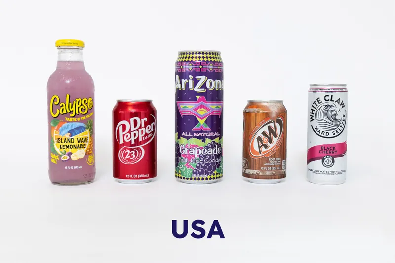 Amerikanische Getränke aus dem USA-Sortiment von Drink-Shop.ch