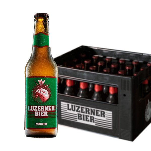 LUZERNER Bier MÄRZEN Kiste 24 x 330 ml / 5.3 % Schweiz