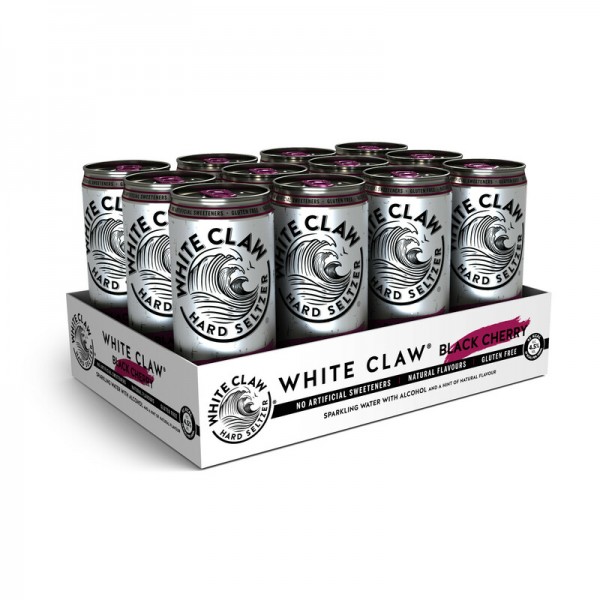 White Claw HARD SELTZER Black Cherry Kiste 24 x 330 ml / 4.5 % EU