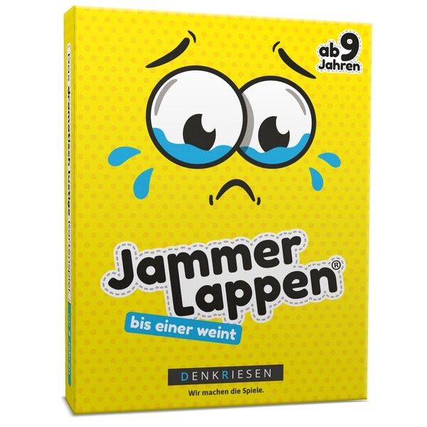 Denkriesen JAMMERLAPPEN® - The dramatically funny card game - "until one cries".