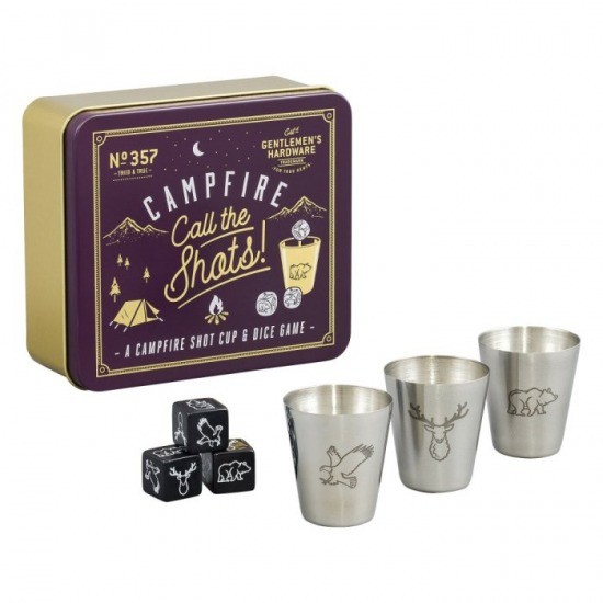 Trinkspiel Campfire Call The Shots Shot Cup and Dice Game by Gentlemen's Hardware