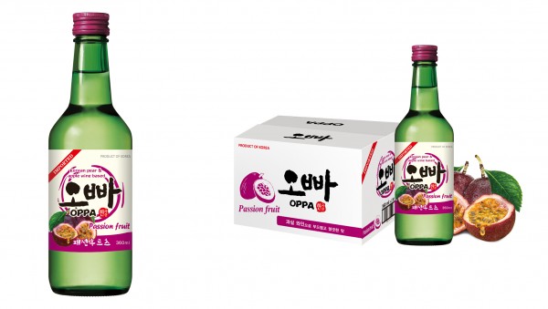 OPPA SOJU PASSION FRUIT Flavour Kiste 20 x 360 ml / 12 % Korea