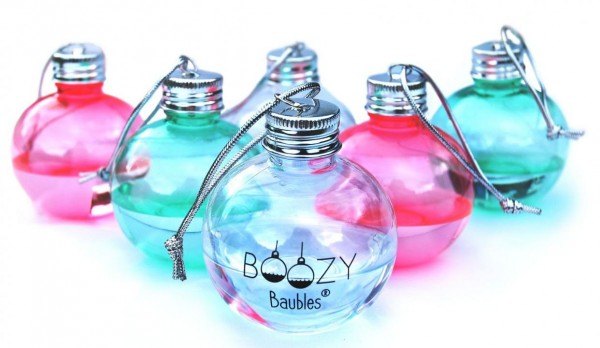 Boozy Baubles CHRISTIAN BALLS to fill yourself Set 6 x 150 ml UK