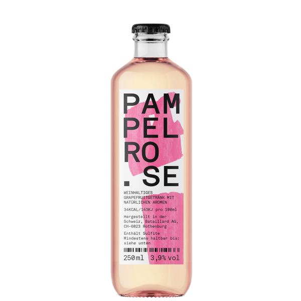 PAMPELRO.SE ROSE dry & fruity wine seltzer Kiste 12 x 250 ml / 3.9 % Schweiz