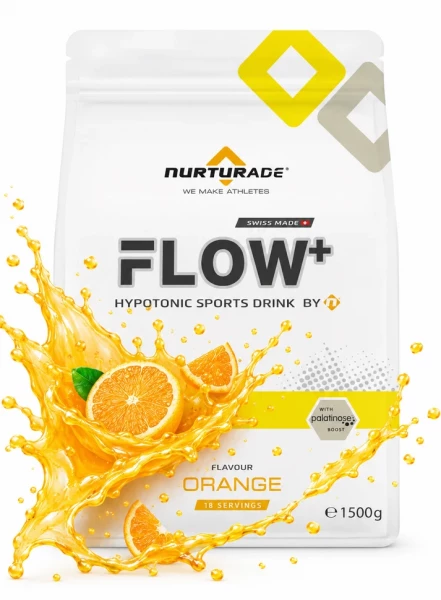 NURTURADE Flow ORANGE Hypotonic Sports Drink Pulver 1500 Gramm Schweiz