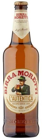 Birra MORETTI Premium Lager XXL Kiste 15 x 660 ml / 4.6 % Italien