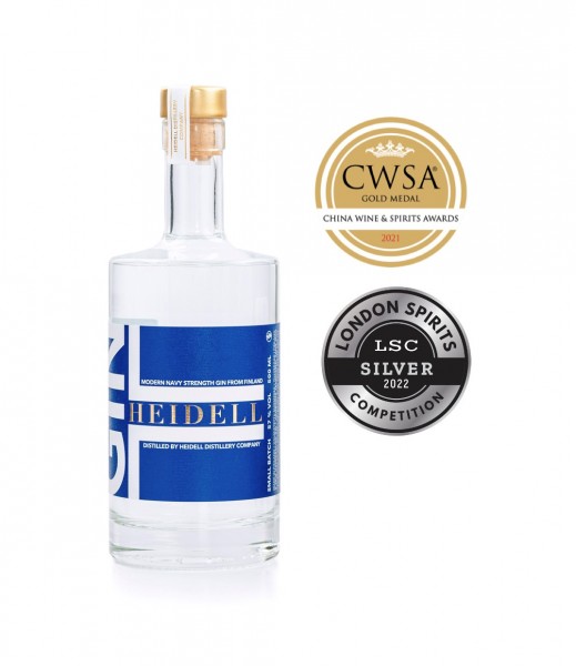 Heidell NAVY STRENGTH Gin 50 cl / 57 % Finnland