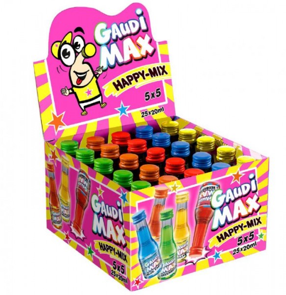 Gaudi Max HAPPY Mix 25 x 2 cl / 15 % Deutschland