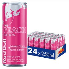 Red Bull The Peach - Weisser Pfirsich Energy Drink Kiste 24 x 250 ml Schweiz