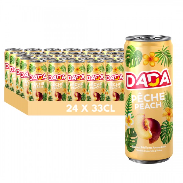 DADA Drinks PECHE - Peach Kiste 24 x 330 ml Frankreich