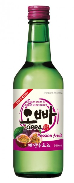 OPPA SOJU PASSION FRUIT Flavour 360 ml / 12 % Korea