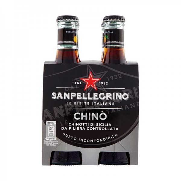 SanPellegrino Chino il Chinotto Glas Kiste 24 x 200 ml Italien