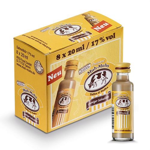 MUH - MUHS TOFEE Vodka Likör BOX 32 cl / 17 % Deutschland