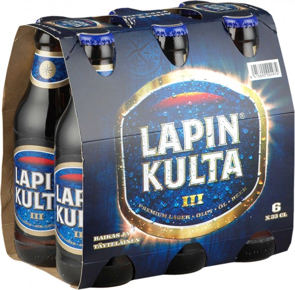 LAPIN KULTA Premium Lager Bier 24 x 315 ml / 5.2 % Finnland