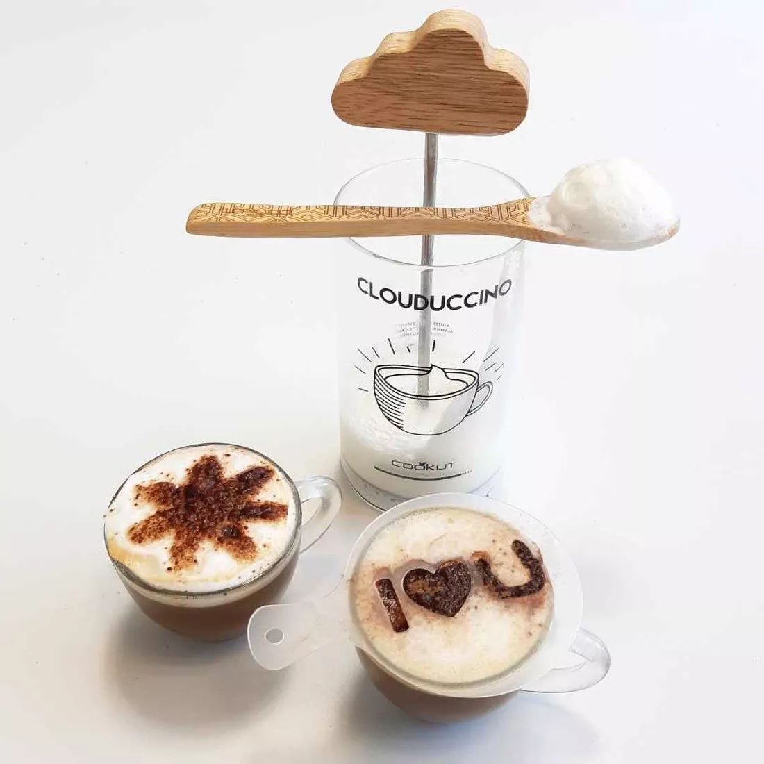 Clouduccino Barista Kit White Cookut