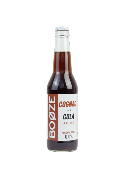 BOOZE COGNAC COLA carbonated soft drink 330 ml Poland