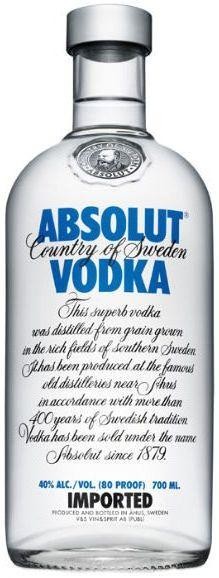 Absolut BLUE 70 cl / 40 % Schweden