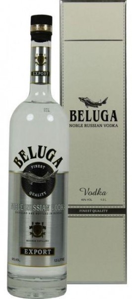 BELUGA Vodka Classic NOBLE Magnum 1.5 Liter / 40 % Russland