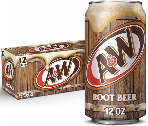 A&W Root Beer Case 24 x 355 ml USA