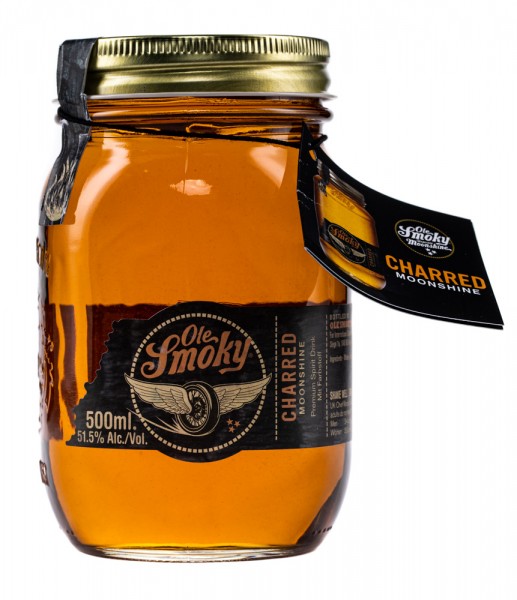 Ole SMOKY Tennessee MOONSHINE CHARRED Whisky 50 cl / 51.5 % USA