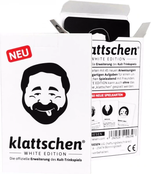 Denkriesen KLATTSCHEN WHITE EDITION - The official expansion of the cult drinking game Germany