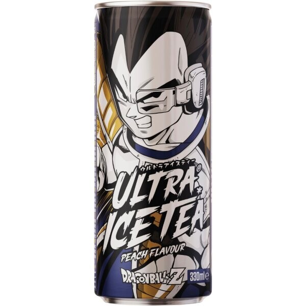 Ultra Ice Tea Dragonball VEGETA Pfirsich 330 ml Frankreich