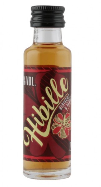 HIBILLE Hibiscus & Vanille Likör MINIATURE 2 cl / 21 % Schweiz