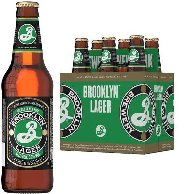 BROOKLYN Lager Beer Case 24 x 355 ml / 5 % USA