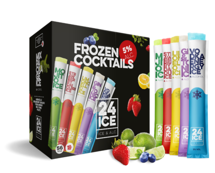 24ICE Frozen Cocktail MIXPACK 5 Sorten 50 x 65 ml / 5 % Holland