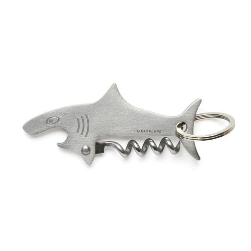 Kikkerland SHARK stainless steel bottle opener