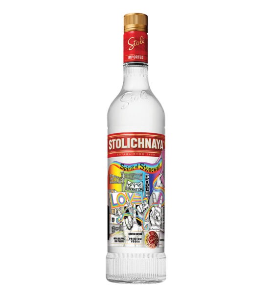 STOLICHNAYA Vodka LGBT STONEWALL Limited Edition 1 Liter / 40 % Lettland