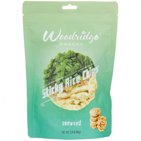 Woodridge Sticky Rice Chips SEAWEED 80 Gramm USA