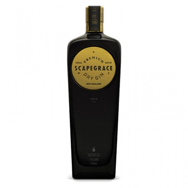 SCAPEGRACE GOLD Premium Dry Gin 70 cl / 57 % Neuseeland