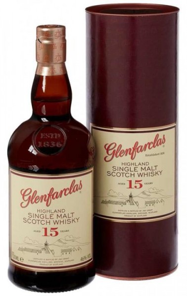 Glenfarclas 15 Years Highland Single Malt Whisky 70 cl / 46 % Schottland