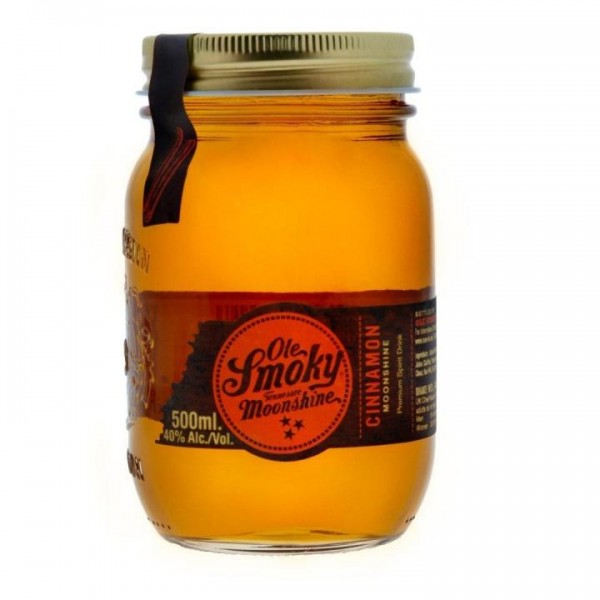 Ole SMOKY Tennessee MOONSHINE Cinnamon 50 cl / 40 % USA