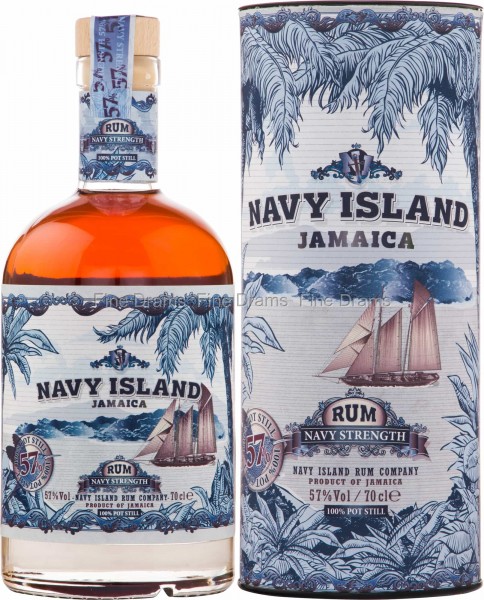 NAVY ISLAND Overproof Rum NAVY STRENGTH 70 cl / 57 % Jamaica