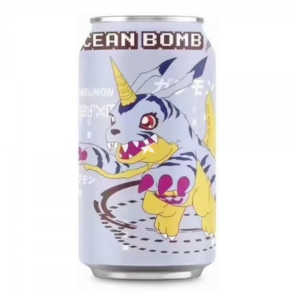 Ocean Bomb DIGMON Adveture Blueberry Sparkling Water 330 ml Taiwan