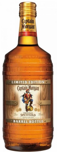 Captain Morgan Limited BARREL BOTTLE Original Spiced 1.5 Liter / 35 % Karibik