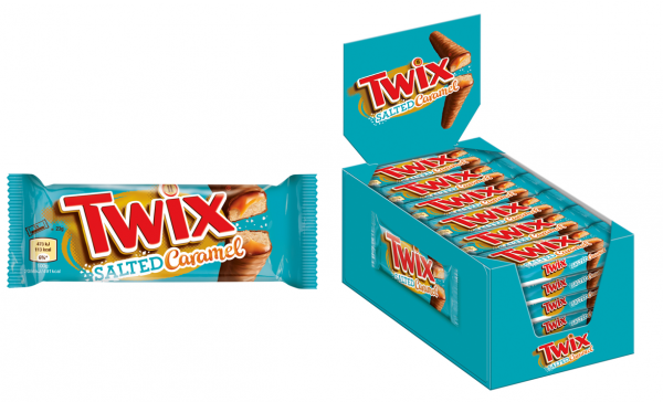 TWIX Salted Caramel Box 30 x 46 Gramm UK
