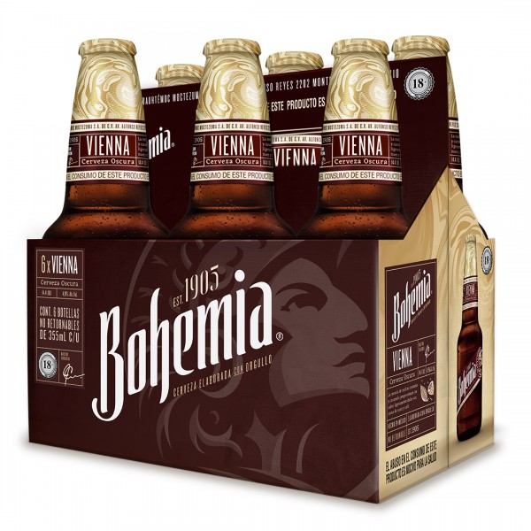 Bohemia OSCURA Vienna Style Bier Kiste 24 x 355 ml / 4.9 % Mexiko