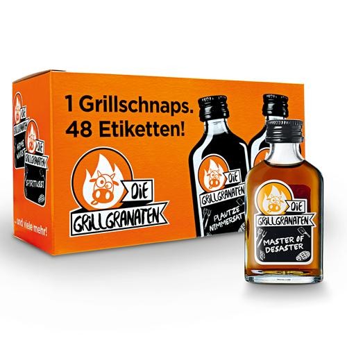 DIE GRILLGRANATEN Shot Kräuterlikör 2 cl / 30 % Schweiz