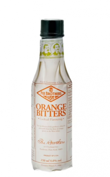 FEE BROTHERS West Indian ORANGE Aromatic Bitters 150 ml / 9 % USA