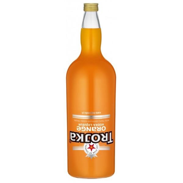 TROJKA ORANGE Vodka Likör Gallone 4.55 Liter / 17 % Schweiz