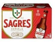 SAGRES Branca (Hell) Bier Kiste 24 x 330 ml / 5.1 % Portugal