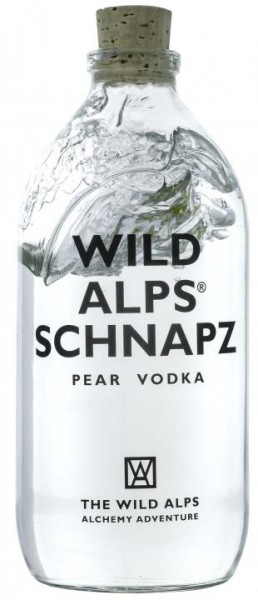 The Wild Alps SCHNAPZ Pear Vodka in Cotton Sachet 50 cl / 40 % Schweiz