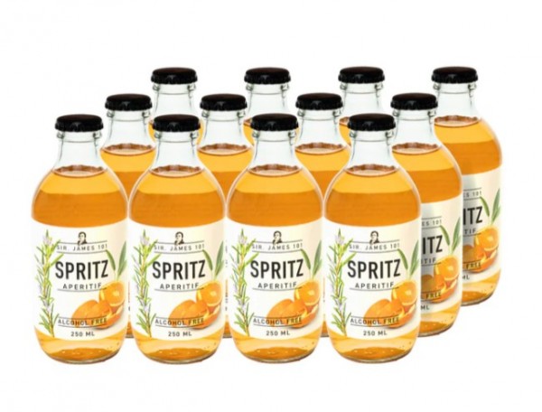SIR. JAMES 101 PASSIONFRUIT MARTINI Mocktail Alcohol Free Kiste 12 x 250 ml Holland