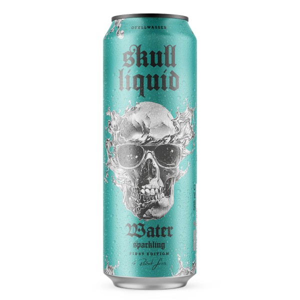 Skull Liquid Wasser SPARKLING 568 ml Deutschland