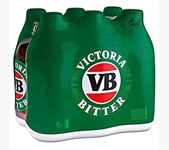 VB - Victoria Bitter Bier Kiste 24 x 375 ml / 4.8 % Australien