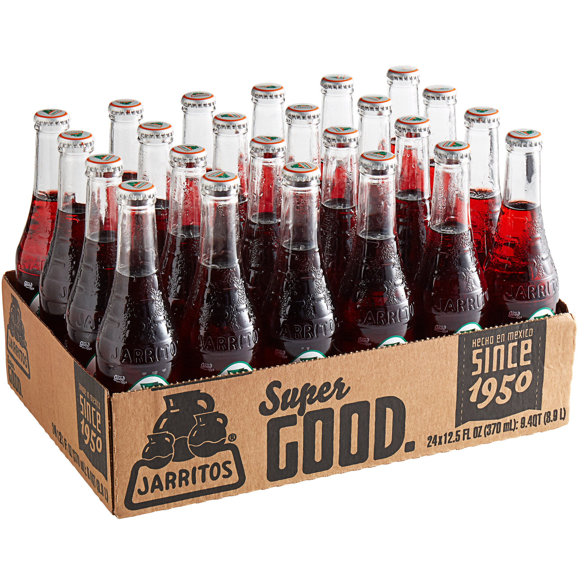 JARRITOS JAMAICA natural flavor soda Kiste 24 x 370 ml Mexiko drink