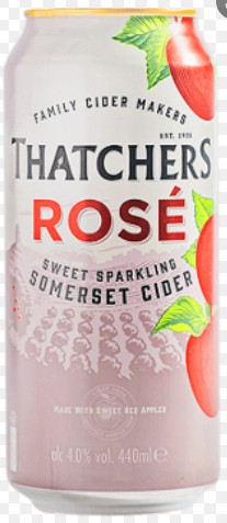 Thatchers ROSE Cider Dose Kiste 24 x 440 ml / 4 % UK